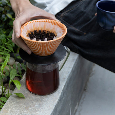 Loveramics Flatbed Coffee Dripper (Orange)